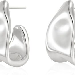 Fluid metal earrings CH0015