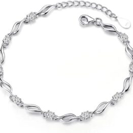 Silver design handchain MU10032