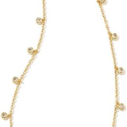 Golden pearl necklace T10041