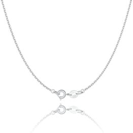 Silver minimalist necklace MU10043