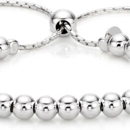 Silver bead high-end bracelet V10038