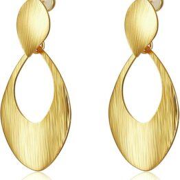 Gold luxury stud earrings T10011