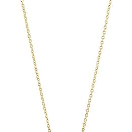 Golden Hammer-Print Heart Necklace V10043