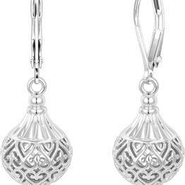 Hollowed-out engraved earrings CH0010
