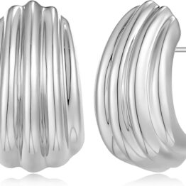 Irregular-shaped style stud earrings CH0022