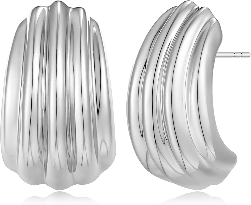 Irregular-shaped style stud earrings CH0022