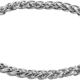 Silver woven bracelet MU10040