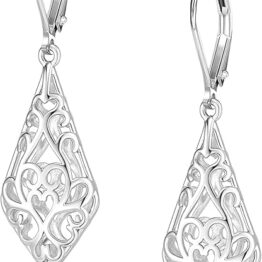 Silver high-end earrings CH0007