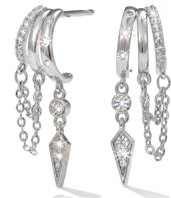 Tassel symmetrical earrings CH0028