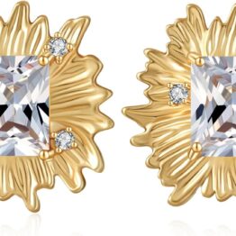 Silver-plated copper earrings  Y10007